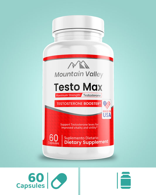 TEST MAX | 60 CAPSULES | MOUNTAIN VALLEY